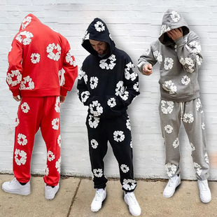 Высококачественная толстовка DENIM TEARS из основной коллекции, капок, модная уличная толстовка с капюшоном для мужчин