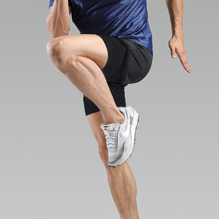 2024 Summer Quick-drying Sports Shorts Men's High Elastic Training Breathable Running Fitness Fake Two-piece Anti-light Yoga Pants