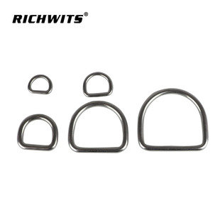 304 stainless steel parts D-ring ribbon buckle bag ring various rings semicircle metal ring awning ring