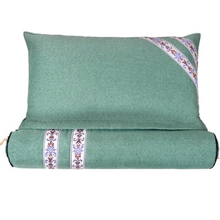Moxa Pillow Detachable Cervical Pillow Sleeping Heating Moxibustion Neck Protection Moxa Products Household Cylindrical Composite Pillow