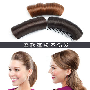 Japanese and Korean princess head fluffy heightening pad height device hair curler headdress female lazy head pad hairpin pad hair root hair comb