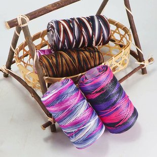 Fine ice silk thread ice twine bright silk hollow light body thread summer sun hat hand woven diy hook bag Crochet thread cushion