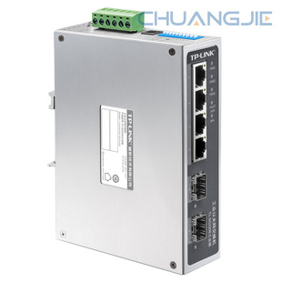 TP-LINK TL-SG2206 промышленный уровень 4 сетевой порт 2SFP Кольцевая сеть управления уровнем 2 Гигабитный рельсовый коммутатор