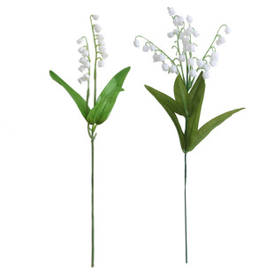 Imitation Nordic ins Style Small Fresh Soft Glue of the Lily of the City Plastic Artificial Flower of the Lily of the City Wedding Holding Flower Bouquet Fake Flower
