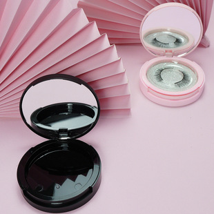 Cross-border in stock double-layer flip with mirror DIY powder cake eye shadow blush high light box packing box false eyelashes empty box