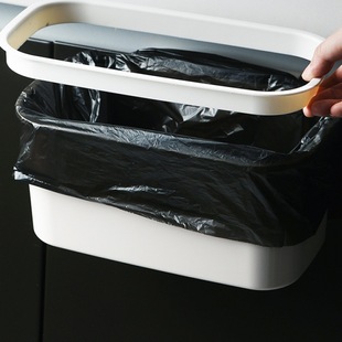 Garbage Bin Household Gap Trash Bin Bathroom Narrow Gap Plastic Coverless Rectangular Trash Bin Gap Trash Bin