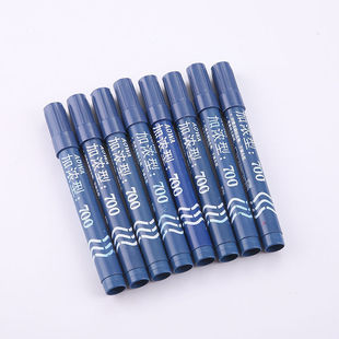 Marking pen black oily big head pen waterproof quick-drying durable thick pen marking pen office pen does not fade large capacity