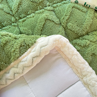 Solid Color Tower Fleece Mattress 90x 200 Dormitory Student Single Cushion Warm Blanket Cushion Thickened Mattress Cushion