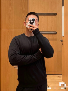 LULU Same Style T-Shirt Pullover Sweater Engineered Warmth Men's Long Sleeve Crewneck Sweatshirt 5312