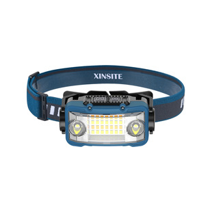 Outdoor strong light intelligent induction long-shot headlight USB rechargeable cob head-mounted home outdoor portable night fishing light