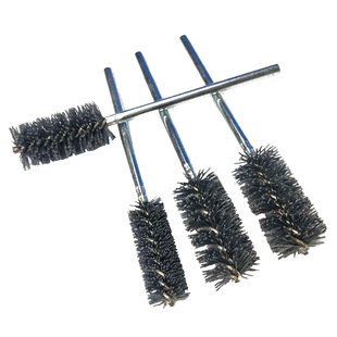 Cleaning twisted wire brush steel wire copper wire Silicon Carbide pipe brush inner hole cross hole grinding polishing rust removal deburring brush