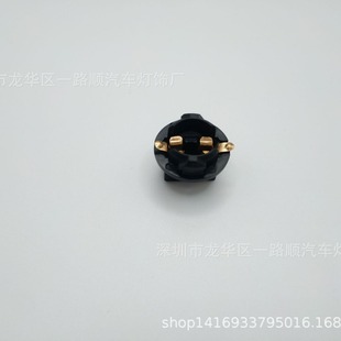 Car instrument indicator bulb license plate light reading light sunroof light T10 w5w socket round mouth 12961 lamp holder