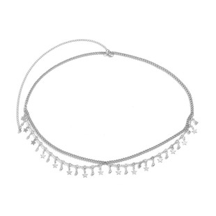 Music Festival Rhinestone Metal Female Accessories Sexy Body Chain Belt Simea Stars Pendant Waist Chain Halloween