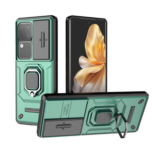 Cross-Border Applicable Vivo S18 Battle Bear Push Window Mobile Phone Case Z10Turbo Car Magnetic Anti-Fall Protective Cover