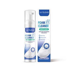 JAYSUING White Shoes Foam Cleaner sneaker Decontamination Upper Clean Wash Free Brightening White Cleaner