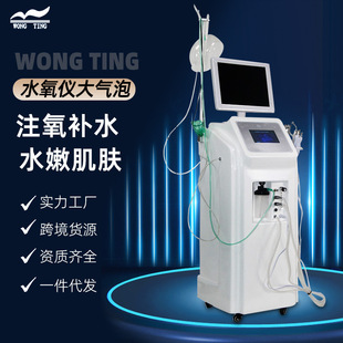 Water oxygen oxygen injection instrument facial oxygen therapy instrument detector deep cleaning and hydrating introduction to enhance compact beauty salon