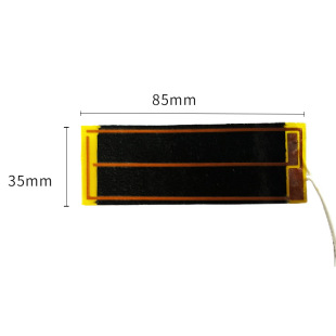 One-to-two graphene heating sheet 8.5*3.5cm one-key temperature control suitable for shawl blanket electric heating sheet