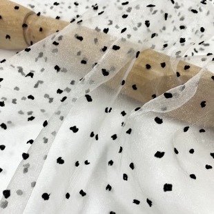 Three-dimensional Seersucker Yarn Cut Organza Fluffy Wedding Dress Design Fabric Baby Clothes lolita Fabric