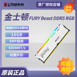 Применимо к хакерской Панели памяти Kingston FURY Beast DDR5 RGB 16G 6000 для настольных ПК