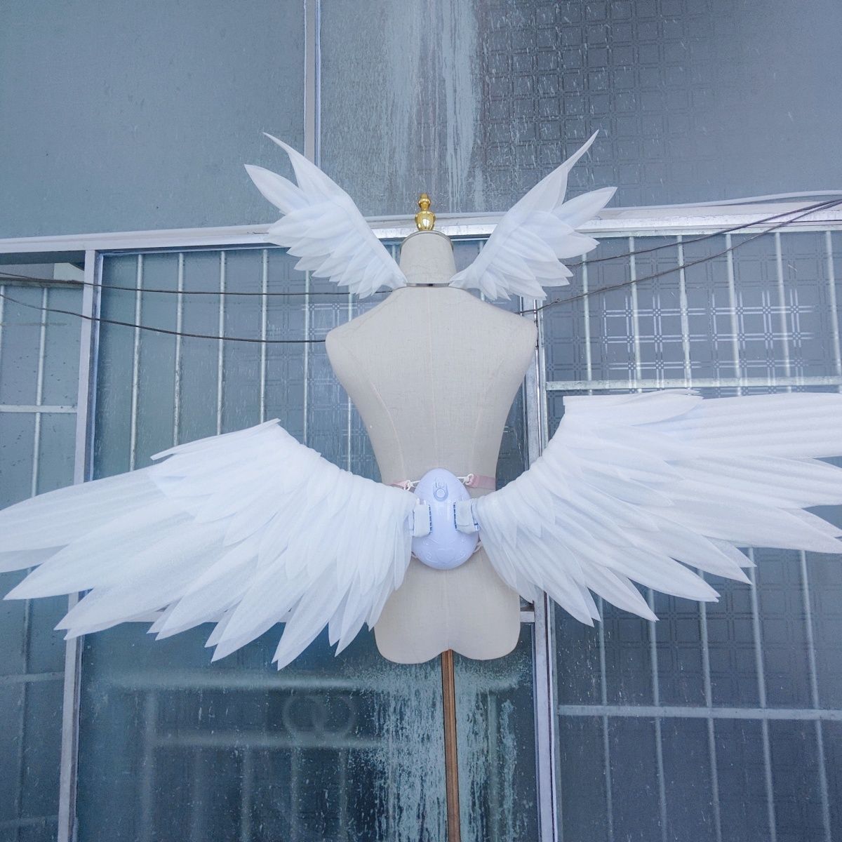 Cross-Border Electric Remote-Controlled Opening and Closing Angel Wings Accessories for Cosplay Events, Direct Supply from the Manufacturer for Boys and Girls