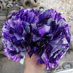 New steel wire thickened solid middle double-headed cheerleading ball cheerleading team hand flower sports performance props