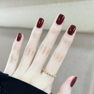 Yi Yi Dance Champagne Broken Diamond Cat's Eye Wear Armor Light Luxury Flash Wearable Nail Sticker All-match Live Broadcast in Autumn and Winter