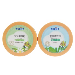 Frog Prince Baby Cool Powder 140 г Детский тальк Детский Прохладный Комфортное впитывание влаги Безболезненные для кожи оригинальные товары