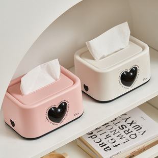Tissue Box Living Room High-end Light Luxury Paper Box Napkin Household 2024 New Style Coffee Table Decoration Creative High-end Sense