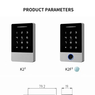 Waterproof all-through TTLOCK fingerprint access control attendance system Bluetooth APP fingerprint password card lock mobile phone remote