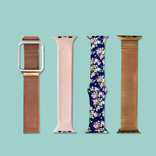 Factory direct stock supply neutral Apple sports watch with card packaging light white cardboard strap packaging