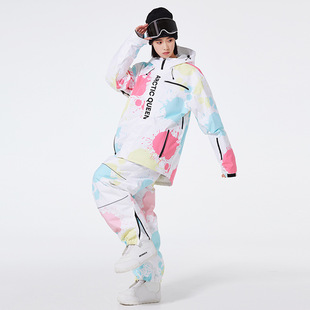 Ski Suit Women's Men's Ski Pants Loosen OVER SIZE Winter Outdoor Waterproof Warm Snowboard Pants
