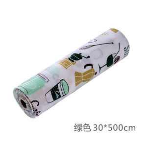Printed Drawer Pad Paper Waterproof and Oil-Proof Cuttable Antibacterial Paste Kitchen Countertop Cabinet Wardrobe Paper Household Moisture-Proof Pad