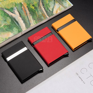 Factory Direct nfc card box automatic pop-up credit card metal card package aluminum alloy RFID anti-theft card box