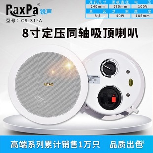 Constant Pressure Coaxial Black Ceiling Speaker Background Music 3inch 4inch Ceiling Bluetooth Speaker Embedded