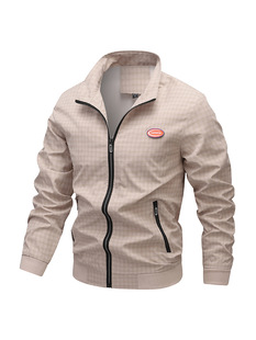 Spring and Autumn Fashion Casual Jacket Coat Spring and Autumn New Men's High-level Men's Youth Baseball Suit Handsome