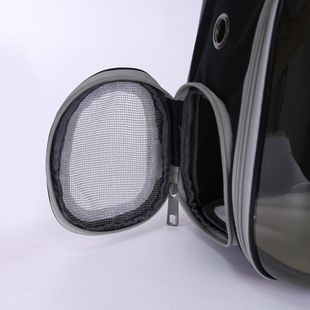 Кошачья сумка Космическая капсула прозрачная боковая крышка люк дышащий ручной рюкзак для домашних животных на открытом воздухе портативная прозрачная двуплечая сумка для домашних животных