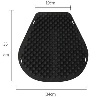 Motorcycle Cushion Cover Water Soft Silicone Electric Vehicle Universal Leather Cushion Breathable Heat Insulation Cushion Modification