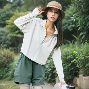 Ice Muscle Original Yarn Sun Protection Clothing Women's Casual Ice Silk Thin Loose UV Protection Jacket Slimming Sun Protection Clothing Top