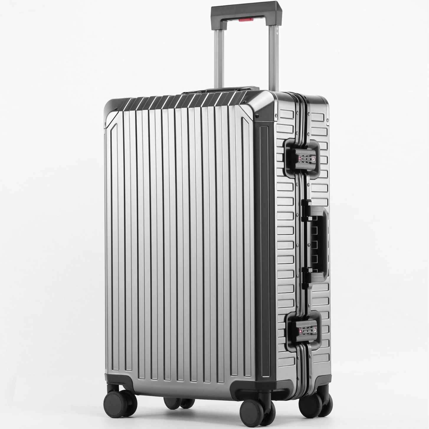 New Aluminum-Magnesium Alloy Trolley Case Factory All-Metal Suitcase Aluminum Frame Box Universal Wheel Suitcase Factory Direct Sale