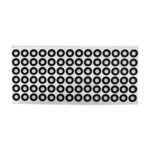 Silicone Pad Round Rubber Gasket Black Adhesive Pad Self-Adhesive Furniture Strip Rubber Foot Pad Wholesale Customization