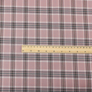 Factory source in stock comfortable skin-friendly fabric fashionable all-match plaid shirt skirt uniform fabric