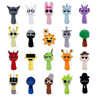 Cross-border Hot Sprunki Plush Rhythm Box New Game Peripheral Plush Toy Doll in stock