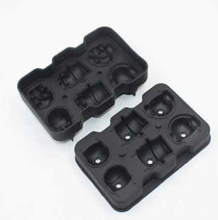 Christmas Gift Silicone Skull Ice Mold Silicone 6 Skull Ice Mold Halloween Skull Ice Mold