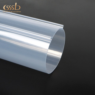 Blue PVC non-standard extrusion profile round non-standard pipe with card slot can be fixed packaging display tube