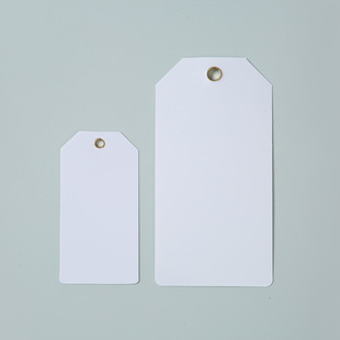 Amazon color PVC tag playing metal corns foreign trade outdoor label tag color FSC plastic tag
