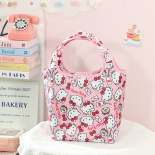 Large Capacity Oxford Cloth Insulated Lunch Box Bag Kulomi White Portable Outdoor Constant Temperature picnic bag