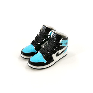 AJ shoe model keychain AJ1 hard shell mini 3D three-dimensional basketball shoes trendy surprise blind box bag pendant