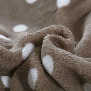 Coral Fleece Polka Dot Blanket Winter Thickened New Blanket Warm Blanket