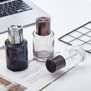 Transparent color car fragrance bottle cross-border 120ml car perfume fragrance glass bottle net red fragrance expansion bottle