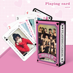 Новые 60 игральных карт звезда TWICE маленькая карта новая специальная карта